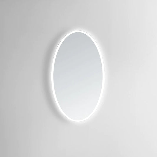 Aurora Oval Lighted Bathroom Vanity Mirror