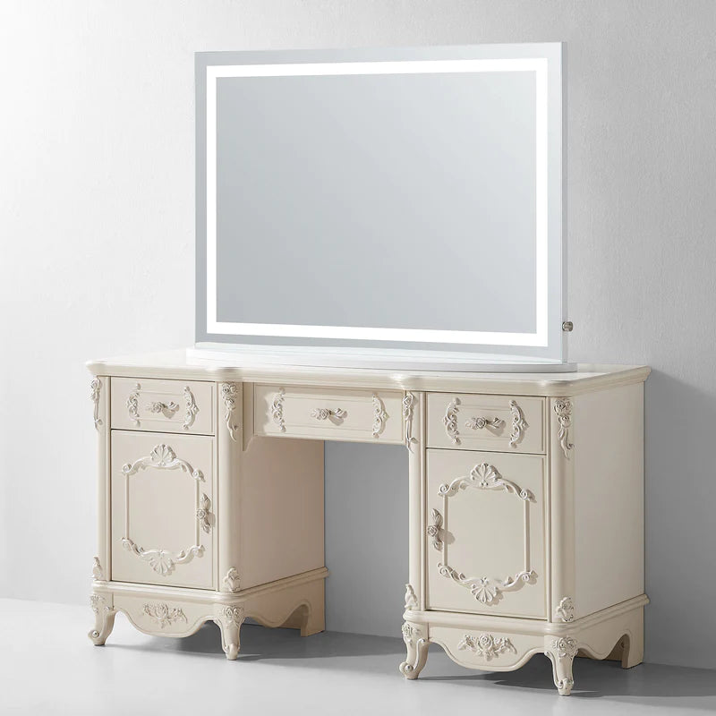 Lumen Lighted Tabletop Vanity Mirror