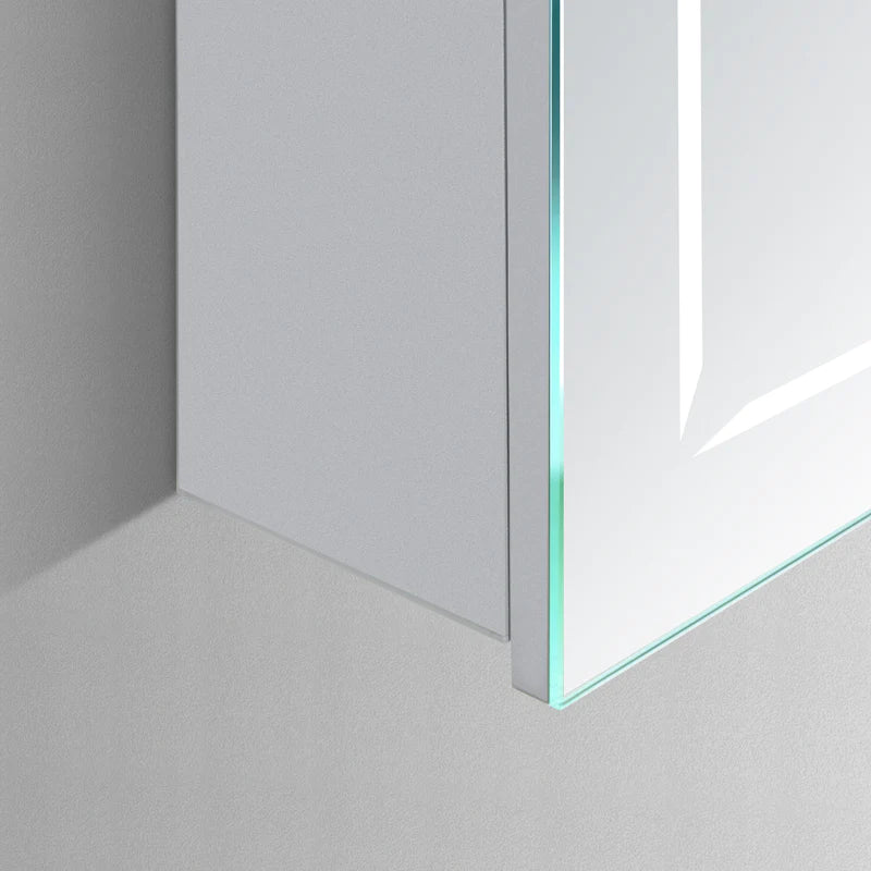 Cosmo II Conductive Hinge-Powered Illuminated Cabinet Vanity Mirror