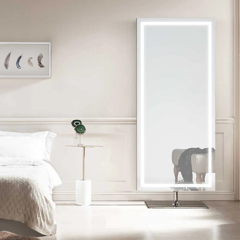 Nova Lighted Standing Full-Length Vanity Mirror