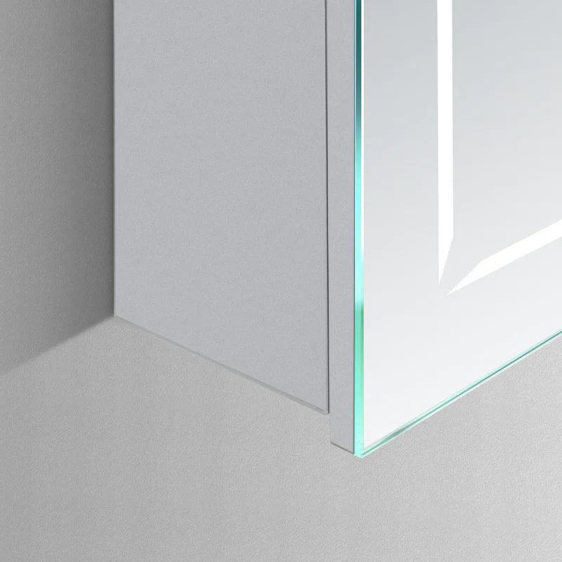 Cosmo I Conductive Hinge-Powered Illuminated Cabinet Vanity Mirror