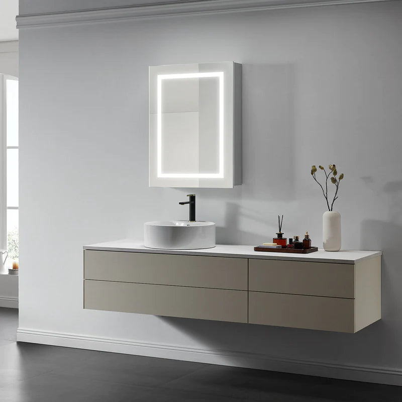 Europa I Lighted Bathroom Cabinet Vanity Mirror