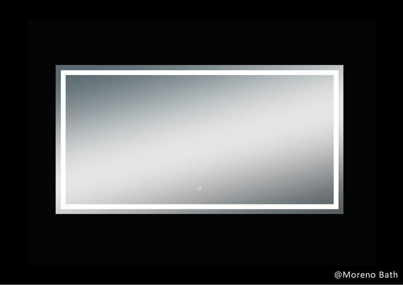 Twinkle 76 Polished Edge Frosted Panel LED Mirror