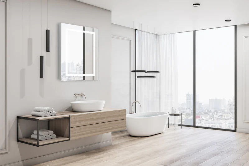 Europa I Lighted Bathroom Cabinet Vanity Mirror