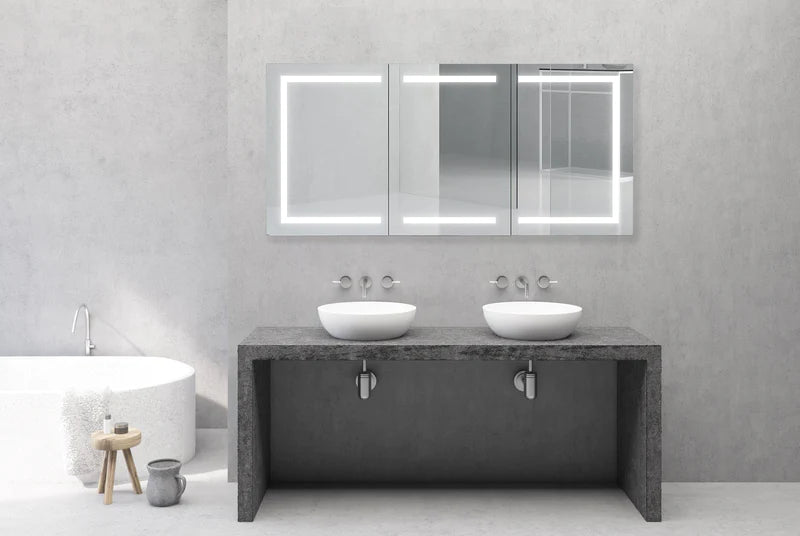 Europa III Lighted Bathroom Cabinet Vanity Mirror