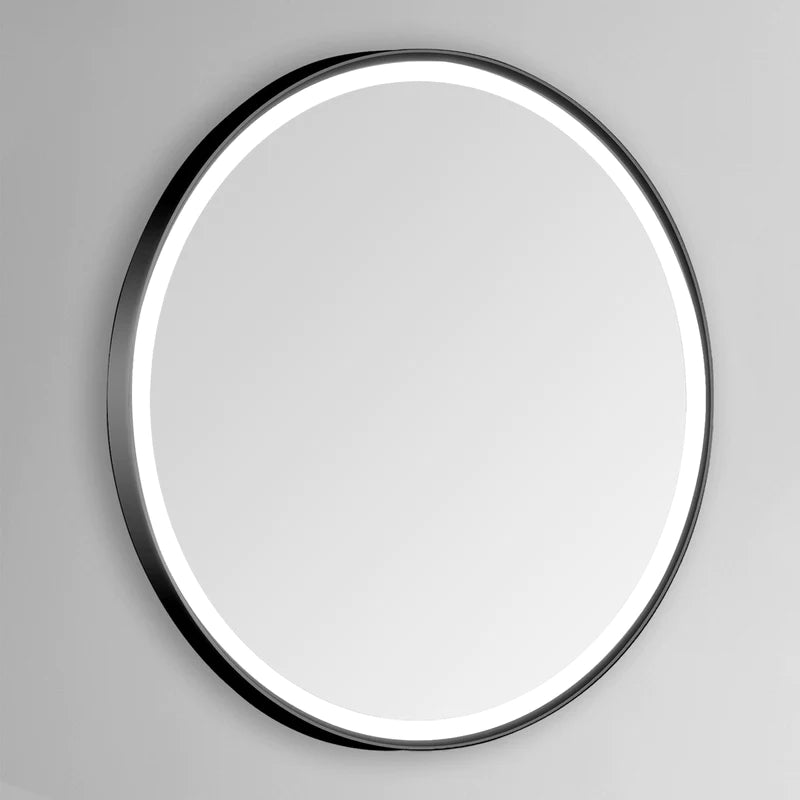 Sola Round Lighted Bathroom Vanity Mirror