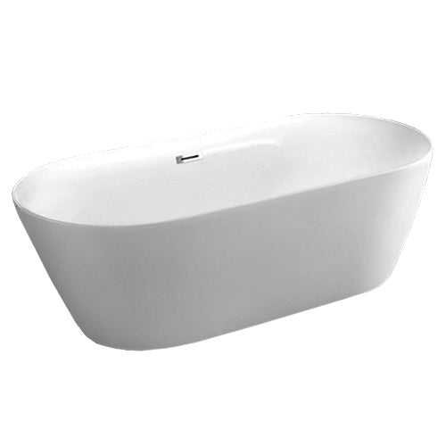 Dakota Free Standing Oval Tub in White