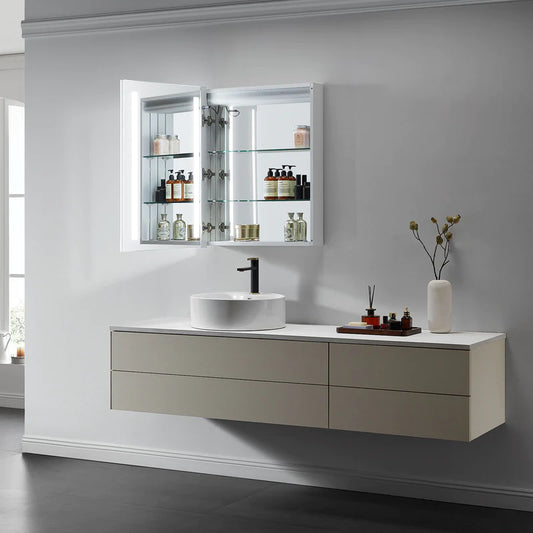 Lyra Lighted Bathroom Cabinet Vanity Mirror