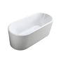 Padua 63 in. Freestanding Bathtub in Glossy White