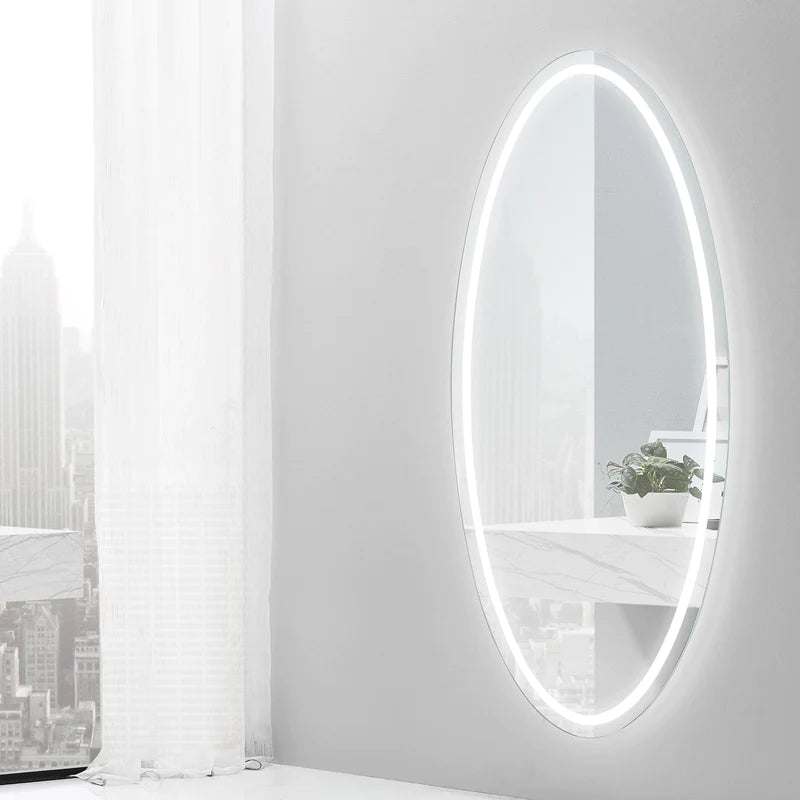 Venus Oval Lighted Bathroom Vanity Mirror