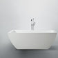 Livorno 59 in. Freestanding Bathtub in Glossy White