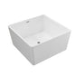 Bologna 47 in. Freestanding Bathtub in Glossy White