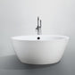 Pescara 59 in. Freestanding Bathtub in Glossy White