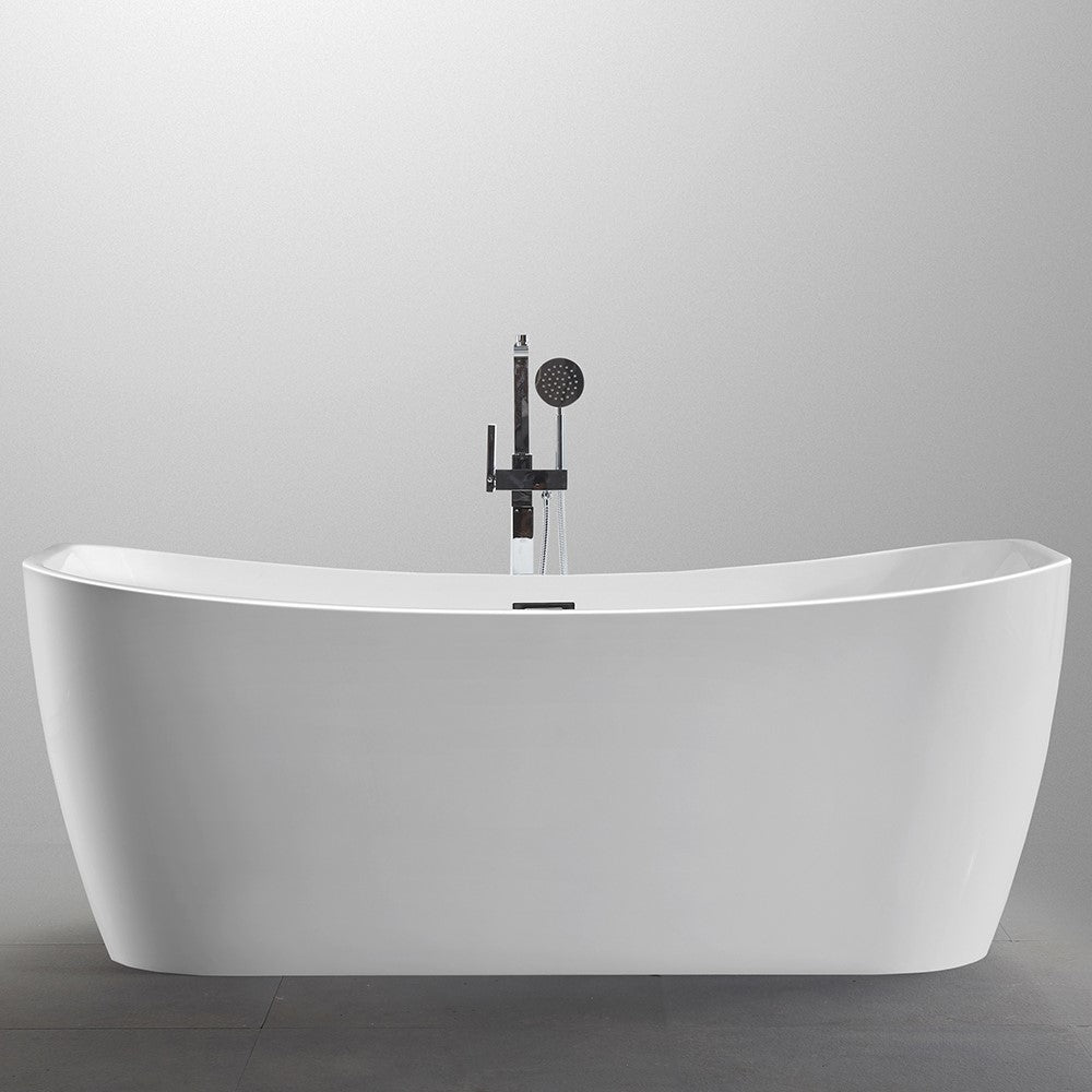 Arles 67 in. Freestanding Bathtub in White