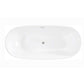 Como 71 inch Freestanding Bathtub in Glossy White