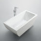 Livorno 59 in. Freestanding Bathtub in Glossy White