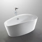 Grasse 67 in. Freestanding Bathtub in White