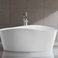 Grasse 67 in. Freestanding Bathtub in White