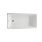 Catania 67 in. Freestanding Bathtub in Glossy White