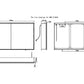 Cassini II Lighted Bathroom Cabinet Vanity Mirror