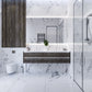 NOTO 24 inches Canyon Oak FRAMELESS FLOATING SINGLE VANITY 1 DRAWER with Stainless Steel